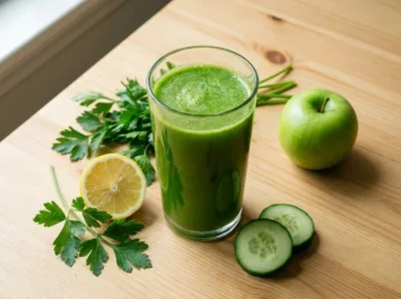 Kidney Cleanse Juice Recipe (Parsley, Cucumber & Lemon — Ready in 10 Minutes)