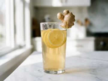 Ginger Water Recipe (+ Lemon Variation) That Actually Tastes Good