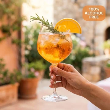 Mocktail Aperol Spritz — Bittersweet, Bubbly, Booze-Free