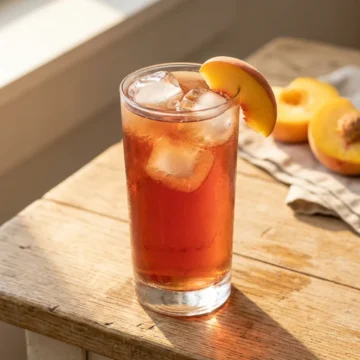 Peach Iced Tea Recipe That Actually Tastes Like Real Peach