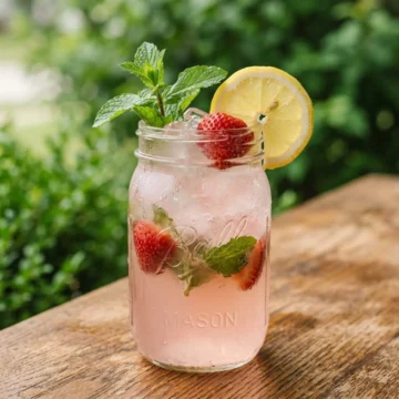 Strawberry Green Tea Electrolyte Drink