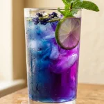 butterfly pea flower tea recipe mid color change from blue to purple