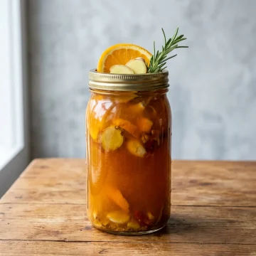 Fire Cider Recipe (The Traditional Tonic, Tested and Strained at Home)
