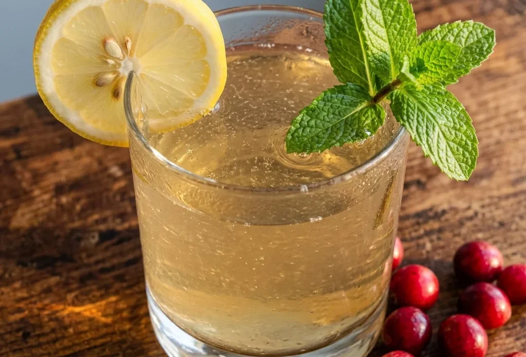 gelatin trick recipe for weight loss in a rocks glass with lemon
