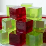 gelatin unflavored knox recipe cut into firm colorful squares