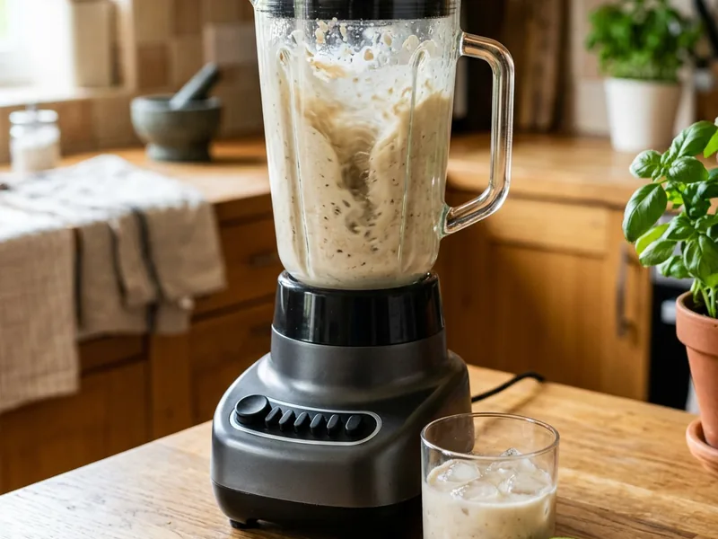 blending oat trick for weight loss recipe in a blender