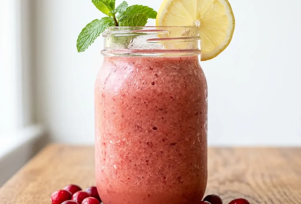 dr mark hyman gelatin recipe alternative, pink plant-based jelly drink in a mason jar
