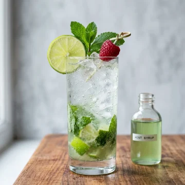 Mint Simple Syrup Recipe: Fresh, Bright Green, No Bitterness